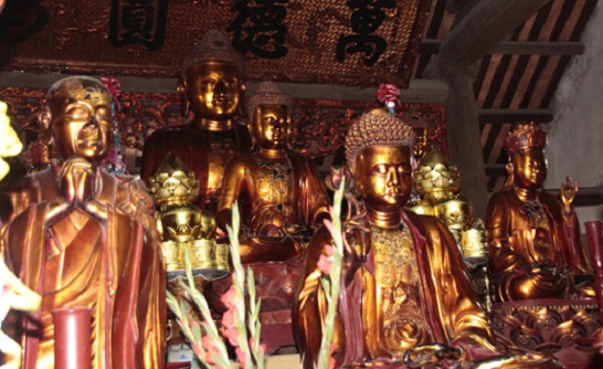 Tìm hiểu về cách bố trí tượng thờ trong các chùa ở Miền Bắc
