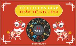 Tử vi tuần mới từ ngày 2/12 - 8/12/2019 của 12 con giáp