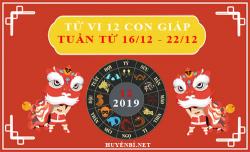 Tử vi tuần mới từ ngày 16/12 - 22/12/2019 của 12 con giáp