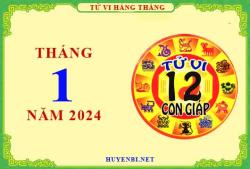 Xem tử vi tháng 1/2024 của 12 con giáp chi tiết nhất