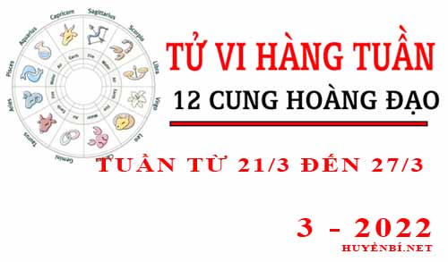 Tử vi tuần mới từ ngày 21/2/2022 - 27/3/2022 của 12 cung hoàng đạo